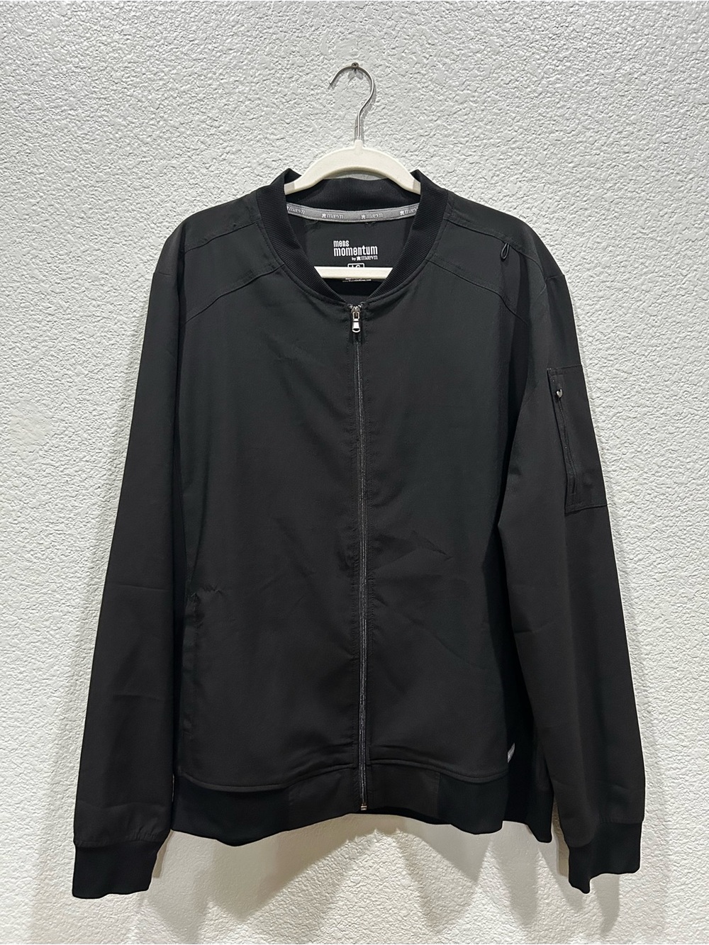Momentum by Maevn Men's Black Bomber Jacket | Men’s Large